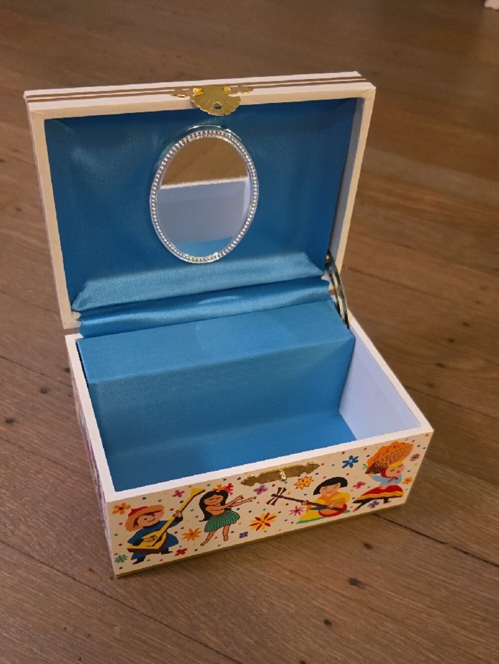 Walt Disney World- "it's a small world" Kids Jewelry Box - WORKS - Picture 7 of 8